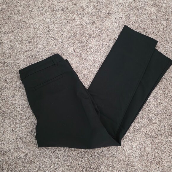 Gloria Vanderbilt Amanda Ponte Pants – Women’s Size 14 Black Stretch - Picture 2 of 4